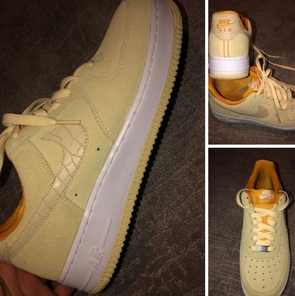 nike yellow suede shoes